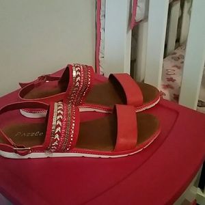 Red Sandals